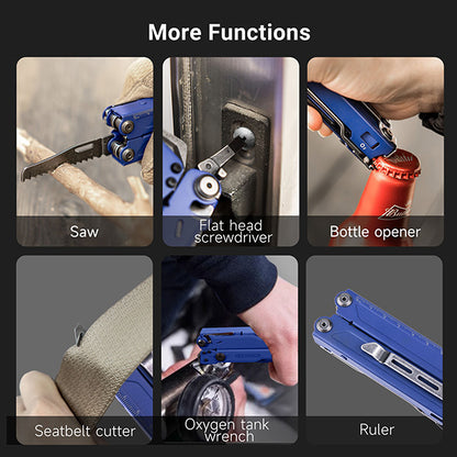 MT20 - Multi Tools Pioneer Pince Outils Multifonctions - Bleu