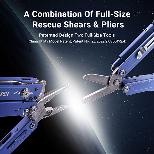 MT20 - Multi Tools Pioneer Pince Outils Multifonctions - Bleu