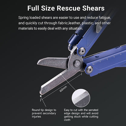 MT20 - Multi Tools Pioneer Pince Outils Multifonctions - Bleu