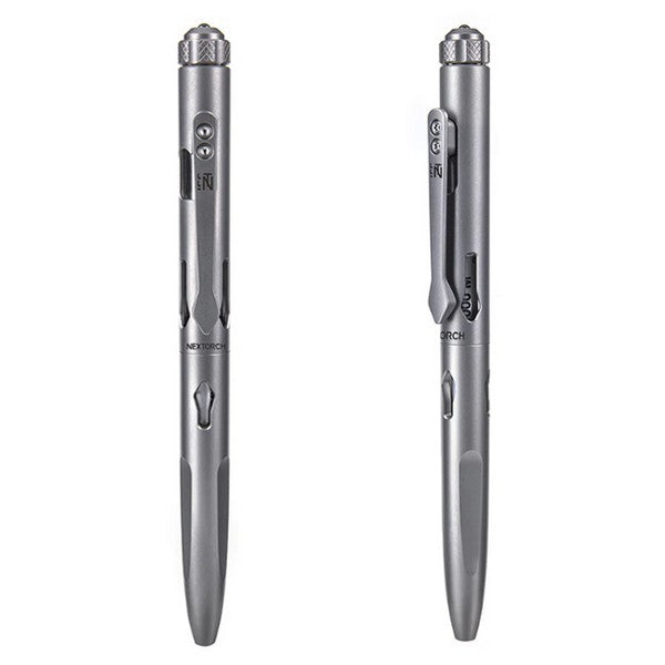 NP11 Ti - Stylo tactique de sécurité avec brise vitre - Titane