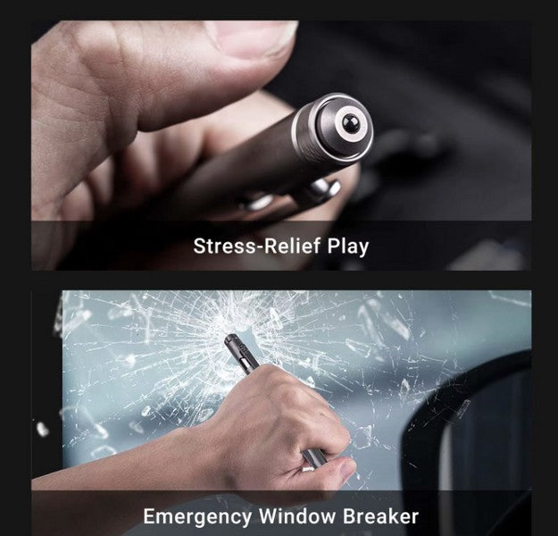 NP11 Ti - Stylo tactique de sécurité avec brise vitre - Titane