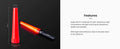 Traffic Wand - Cône diffuseur orange