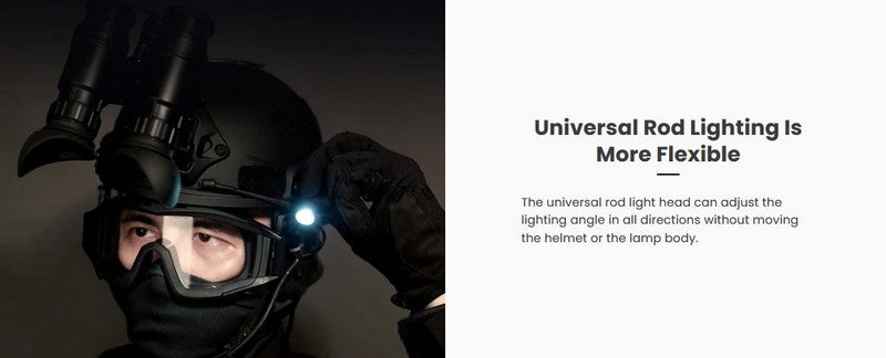 rStar - Lampe de casque tactique - 80 Lumens