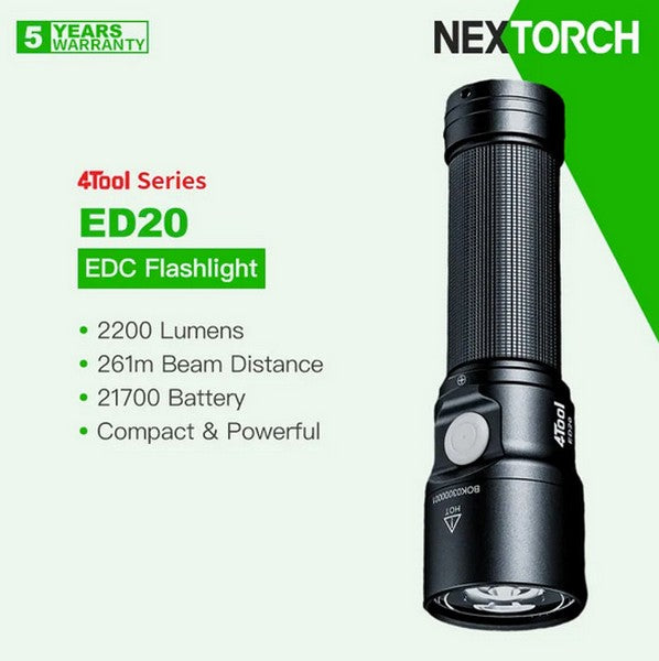 ED20 - Lampe torche EDC - 2200 Lumens