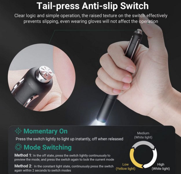 Dr. K32 - Lampe stylo médicale rechargeable - 80 Lumens