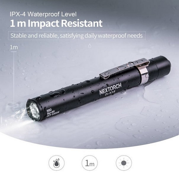 Dr. K3S - Lampe stylo médicale - 75/10 Lumens blanc et jaune