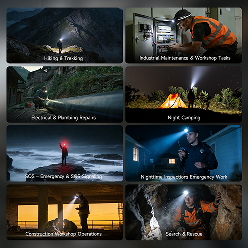 Nextorch eStar – Lampe Frontale Professionnelle – 1300 Lumens