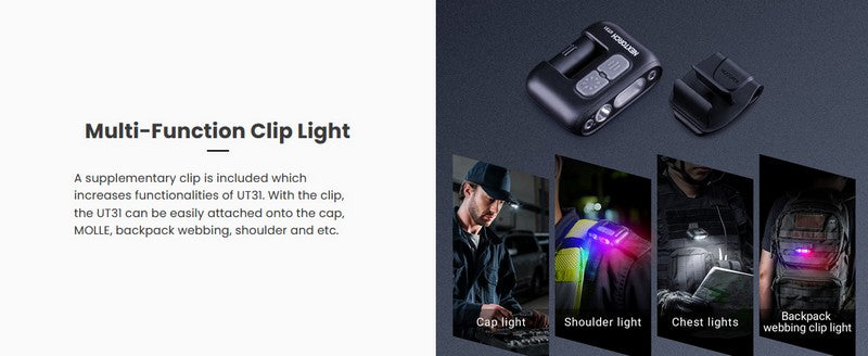 UT31 - Lampe multifonction de secours, sécurité et d'avertissement  - 220 Lumens