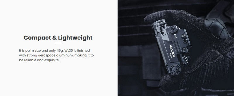 WL30 - Lampe pour arme de poing - 400 Lumens