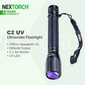 C2 UV - Lampe torche Ultraviolet - 405 Nanomètres - 500mW