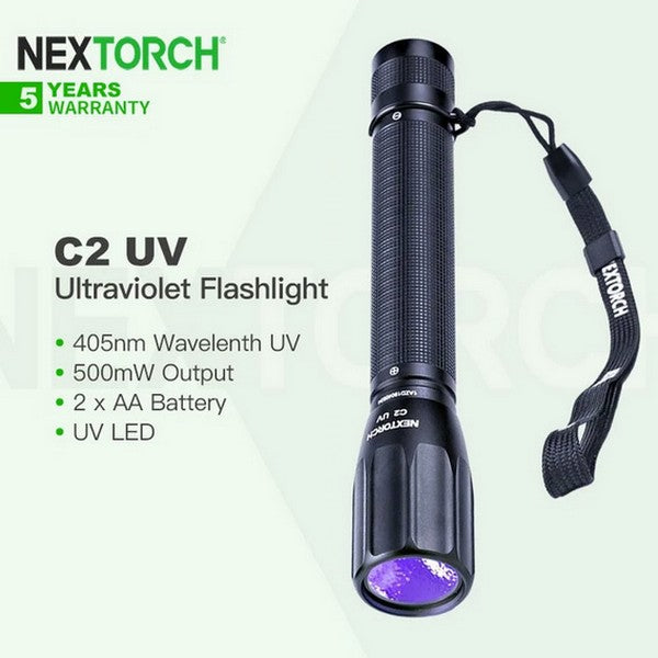 C2 UV - Lampe torche Ultraviolet - 405 Nanomètres - 500mW