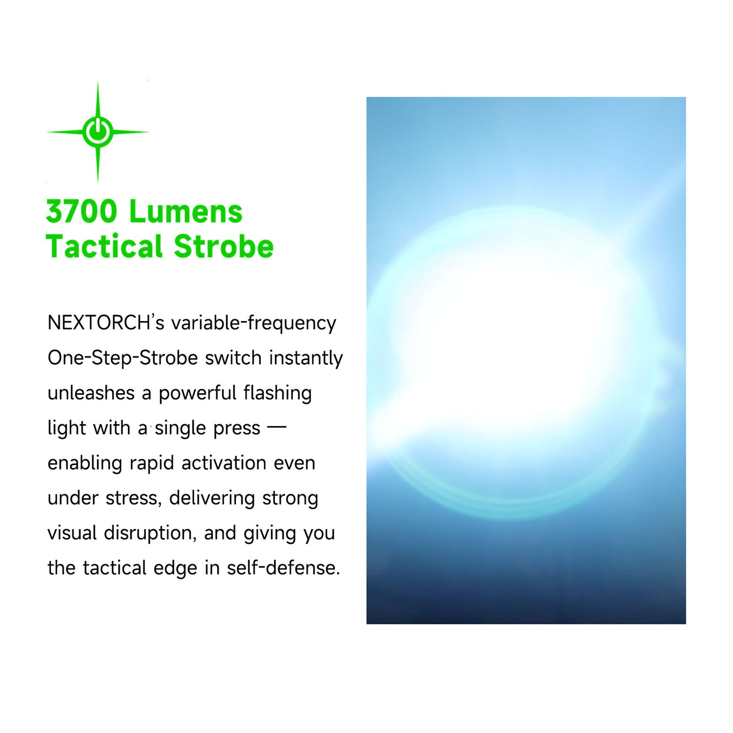 P81B - Lampe Torche 3700 Lumens rechargeable