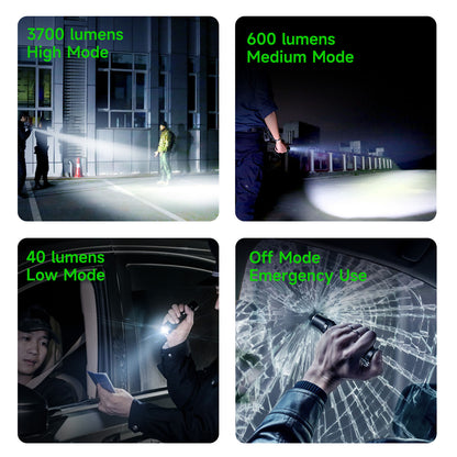 P81B - Lampe Torche 3700 Lumens rechargeable