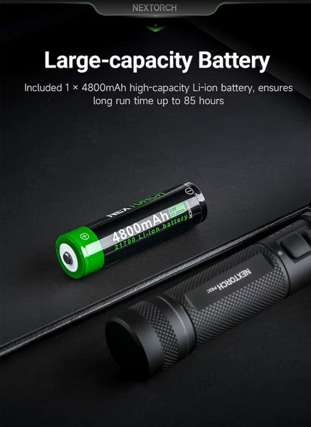 P82C - Lampe torche longue portée - 2200 Lumens