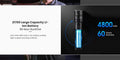 P84 - Lampe torche EDC et Balise de signalisation - 3000 Lumens