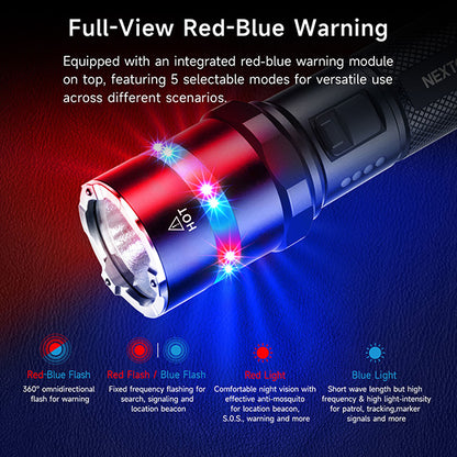 P84B - Lampe Torche 3700 Lumens rechargeable - balise de signalisation