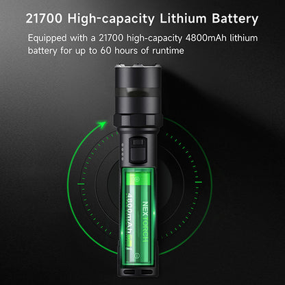 P84B - Lampe Torche 3700 Lumens rechargeable - balise de signalisation