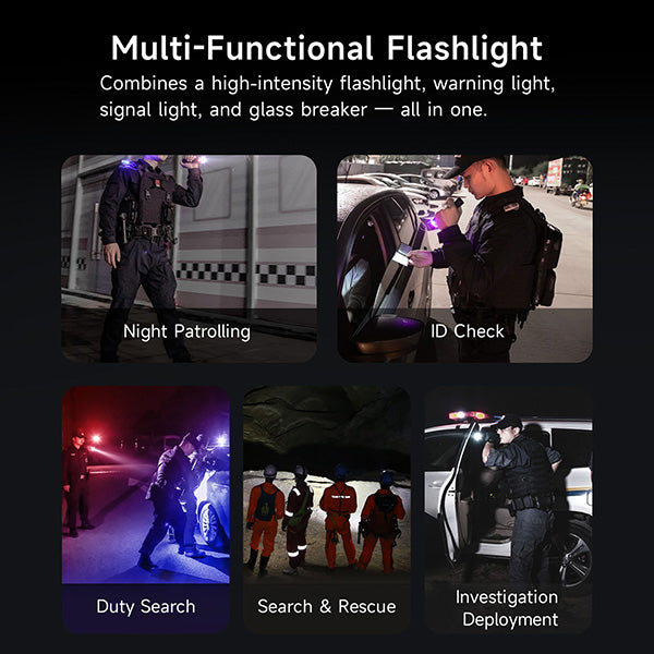 P84B - Lampe Torche 3700 Lumens rechargeable - balise de signalisation