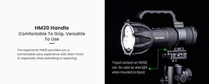 ST30C - Lampe torche de recherche - 15000 Lumens