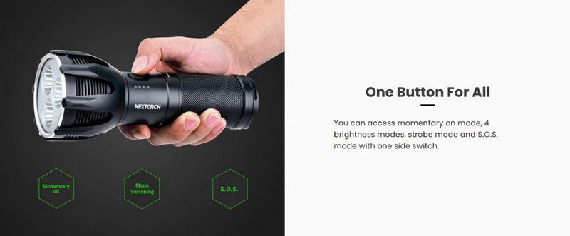 ST30 V2 - Lampe torche de recherche - 8000 Lumens