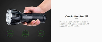 ST30 V2 - Lampe torche de recherche - 8000 Lumens