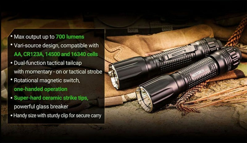 TA15 V2.0 - Lampe tactique - 700 Lumens