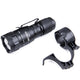 TA21 SET - Lampe Torche Tactique - lumière rouge - anneau tactique - 1300 Lumens