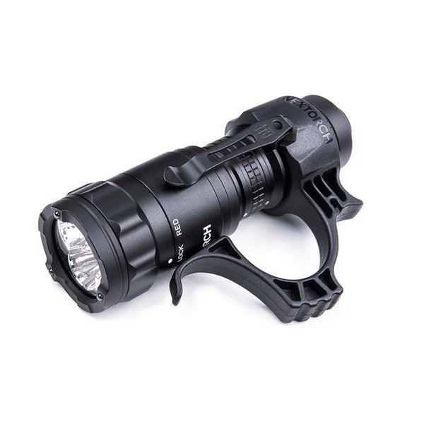 TA21 SET - Lampe Torche Tactique - lumière rouge - anneau tactique - 1300 Lumens