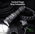 TA21 SET - Lampe Torche Tactique - lumière rouge - anneau tactique - 1300 Lumens