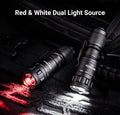 TA21 SET - Lampe Torche Tactique - lumière rouge - anneau tactique - 1300 Lumens