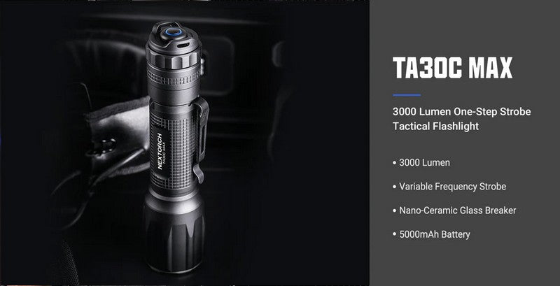 TA30C MAX  - Lampe tactique - 3000 Lumens