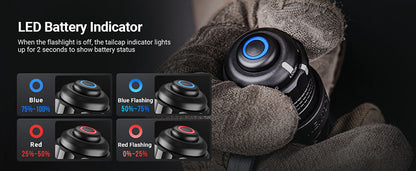 Lampe Torche Tactique Nextorch TA30D MAX SET - 4000 Lumens avec anneau tactique