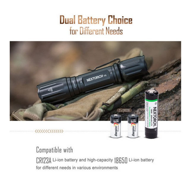 T5 SET - Lampe tactique Kit chasse - 760 Lumens
