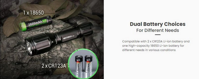 T5G V2 SET - Lampe tactique Kit chasse lumière blanche et verte - 1200 Lumens