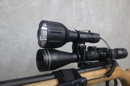T7 MAX SET - Lampe tactique Kit chasse - 1200 Lumens
