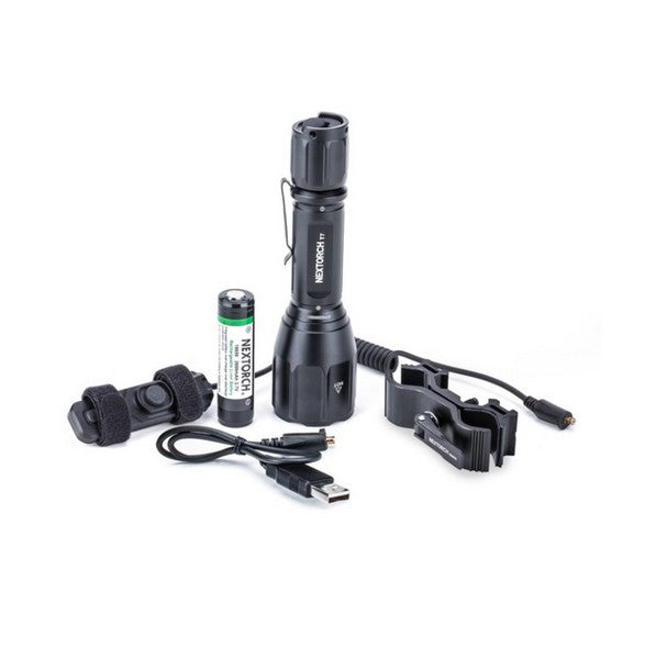 T7 V2.0 SET - Lampe tactique Kit chasse - 1300 Lumens