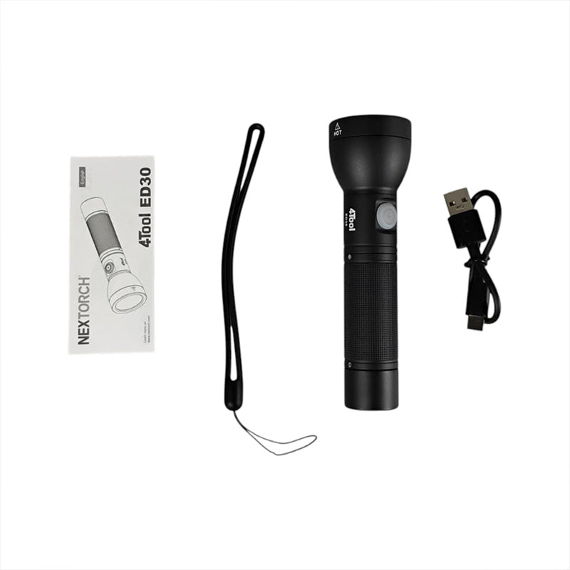 ED30 - Lampe torche rechargeable USB-C 1000 lumens