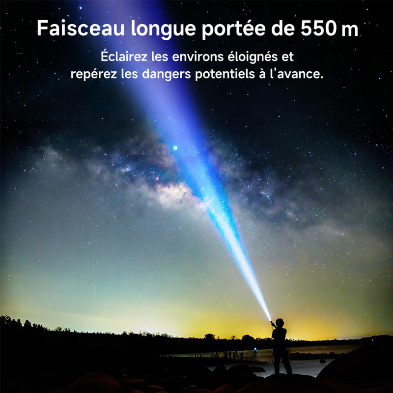 ED30 - Lampe torche rechargeable USB-C 1000 lumens
