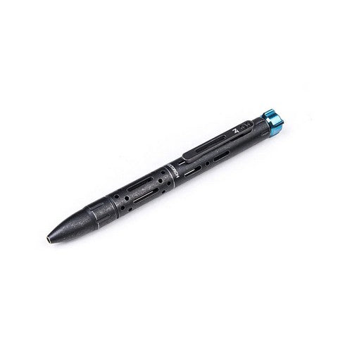 NP12 Ti - Stylo tactique titane bolt-action à pointe brise-vitre