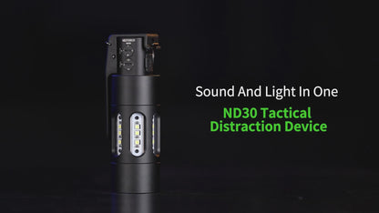 ND30 - Dispositif de distraction tactique rechargeable - 11000Lumens 130 dB